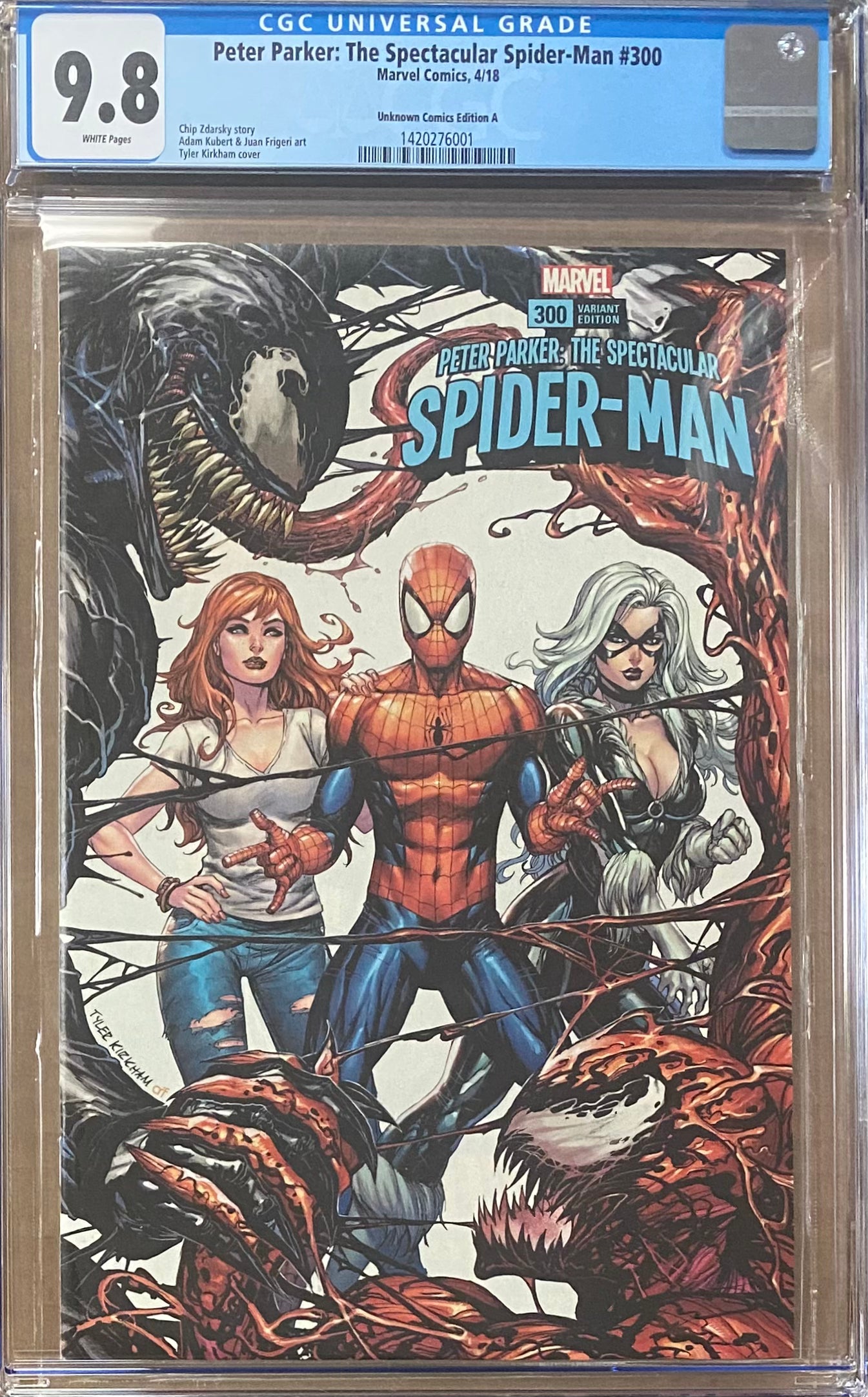 Peter Parker: The Spectacular Spider-Man #300 Tyler Kirkham Exclusive A CGC 9.8