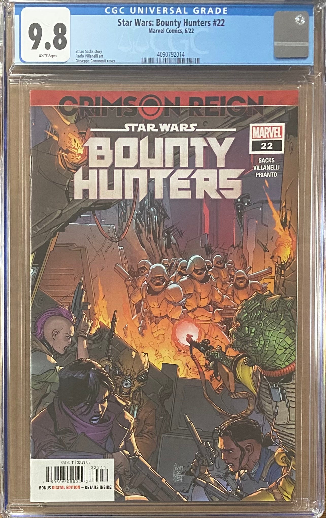 Star Wars: Bounty Hunters #22 CGC 9.8