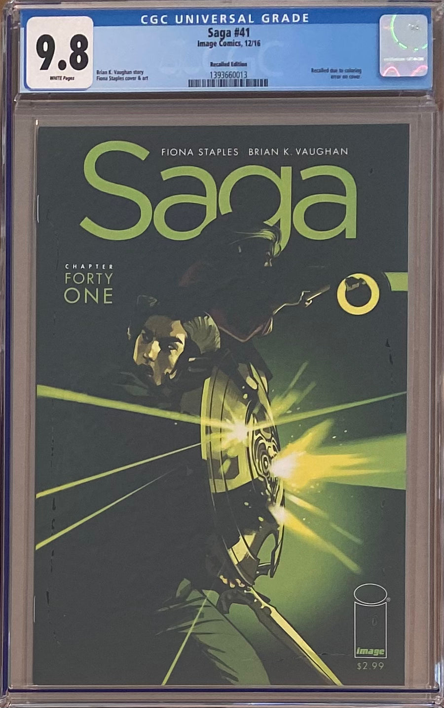 Saga #41 Recalled Edition CGC 9.8