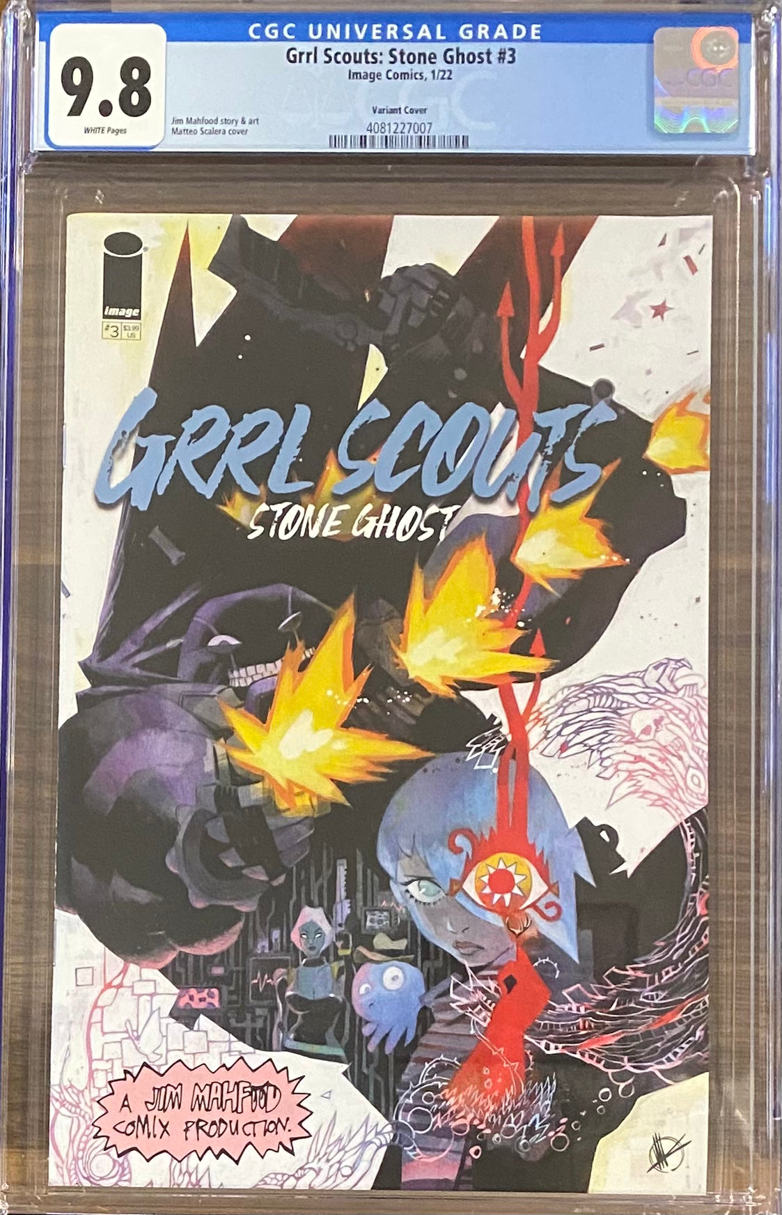 Grrl Scouts: Stone Ghost #3 Variant CGC 9.8