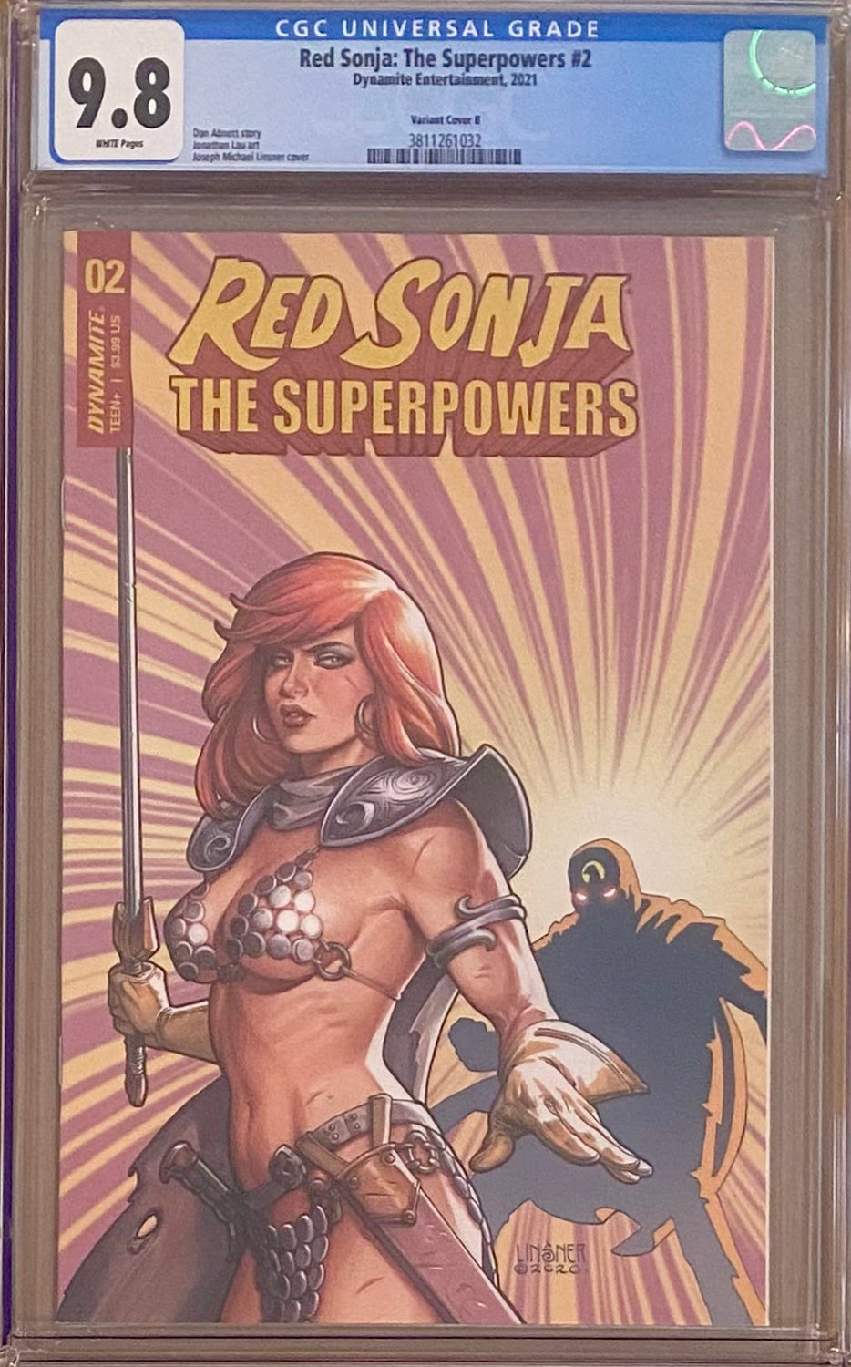 Red Sonja: The Superpowers #2 Variant B CGC 9.8