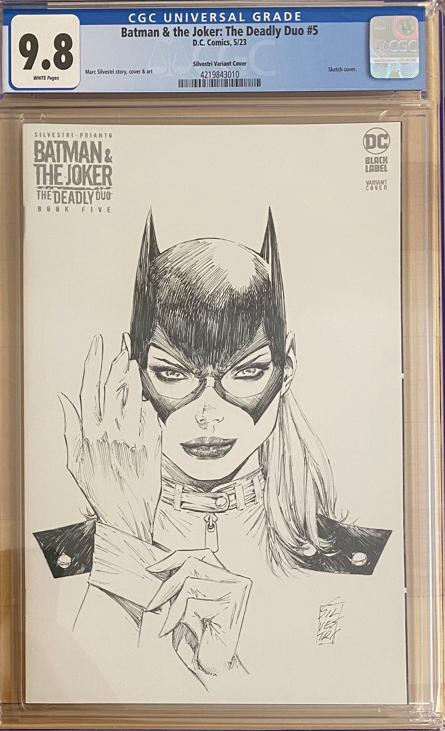 Batman & The Joker: The Deadly Duo #5 Silvestri 1:50 Retailer Incentive Variant CGC 9.8