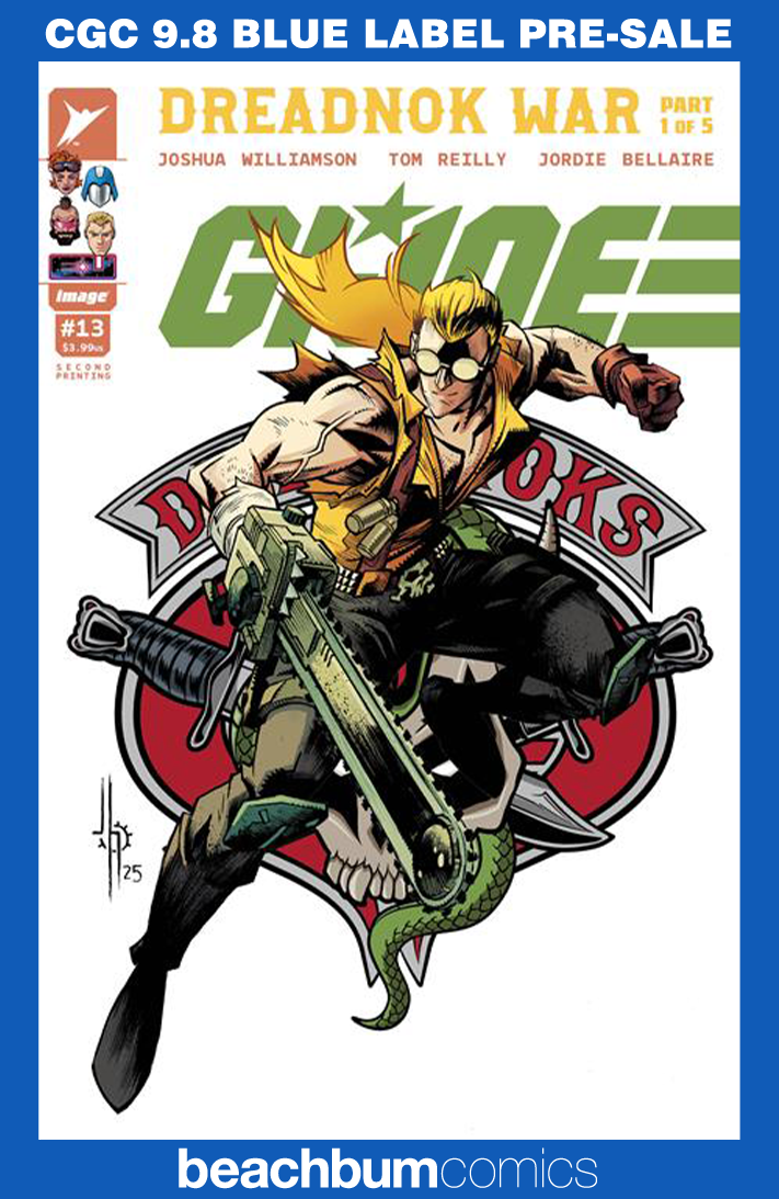 G.I. Joe #13 Second Printing - Cover A - CGC 9.8