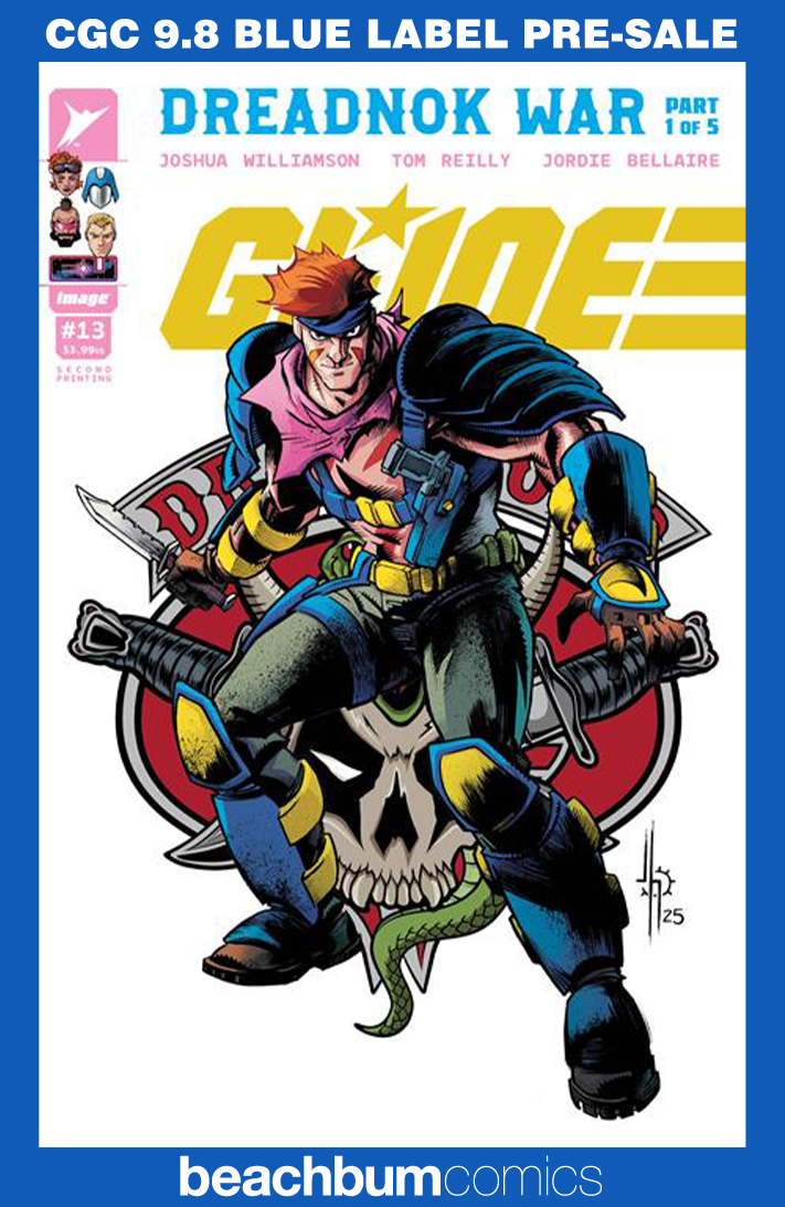 G.I. Joe #13 Second Printing - Cover B - CGC 9.8