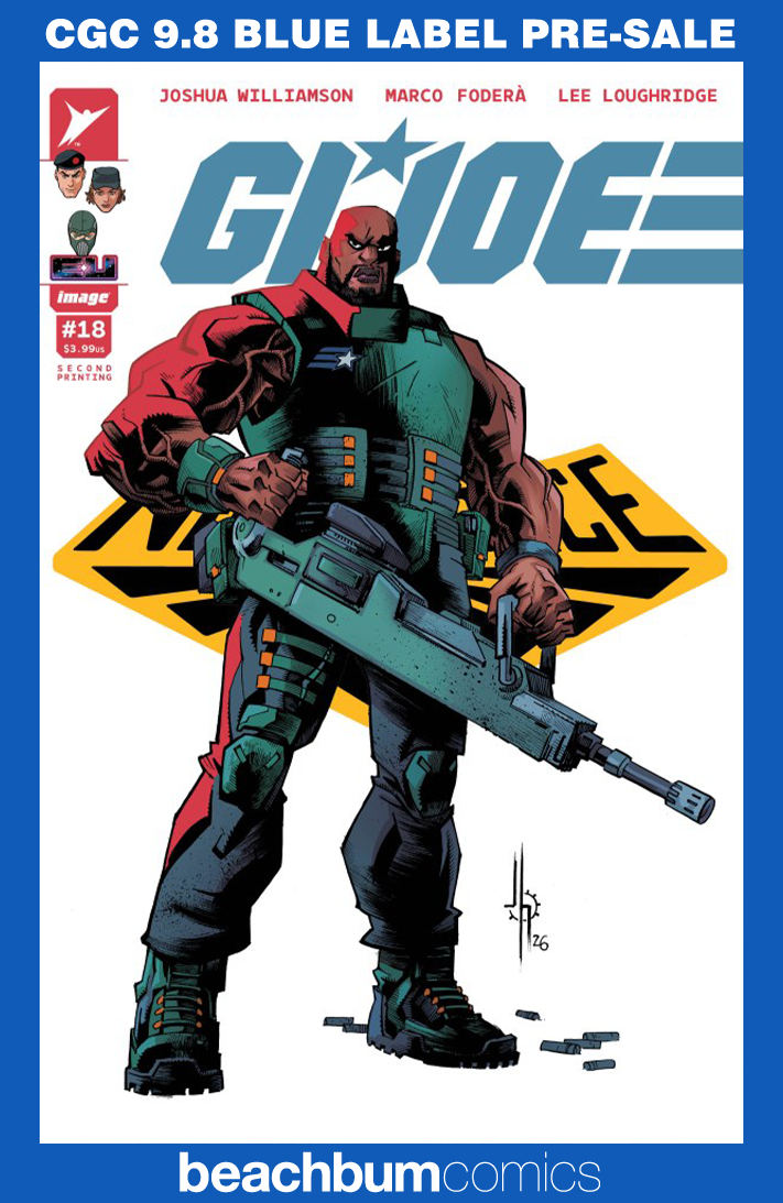 G.I. Joe #18 Second Printing CGC 9.8