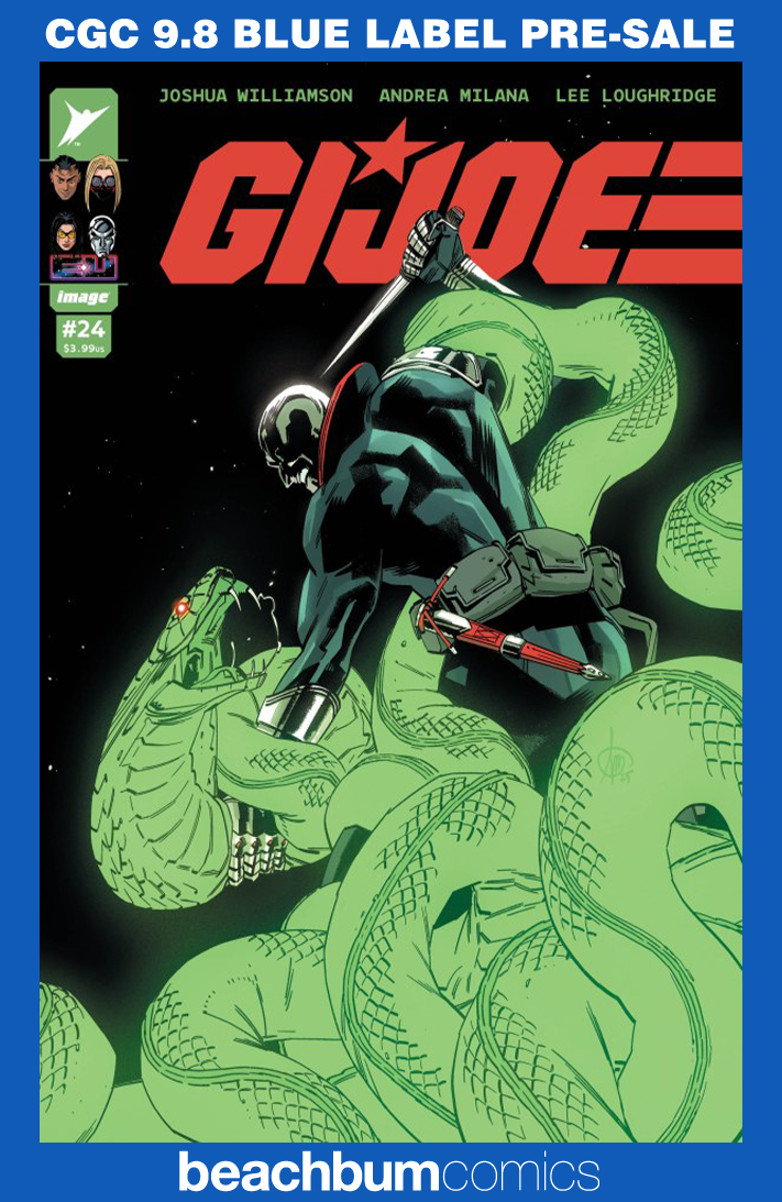 G.I. Joe #24 Milana 1:50 Retailer Incentive Variant CGC 9.8