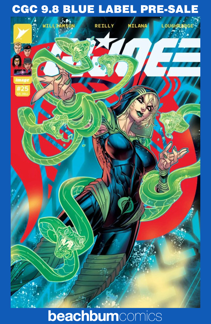 G.I. Joe #25 Meyers 1:100 Foil Retailer Incentive Variant CGC 9.8