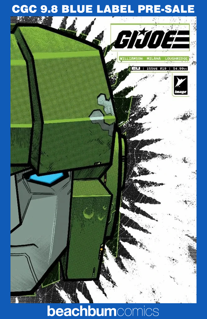 G.I. Joe #19 Amor Wraparound Die-Cut Foil Variant CGC 9.8
