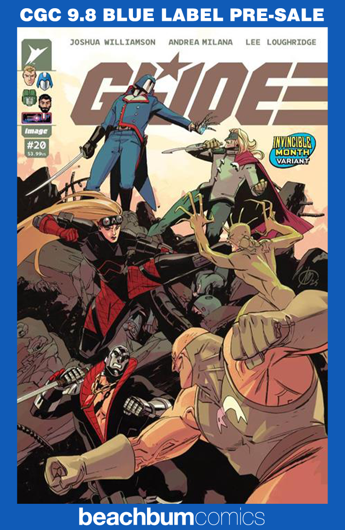 G.I. Joe #20 Reilly Invincible Team-Up Variant CGC 9.8