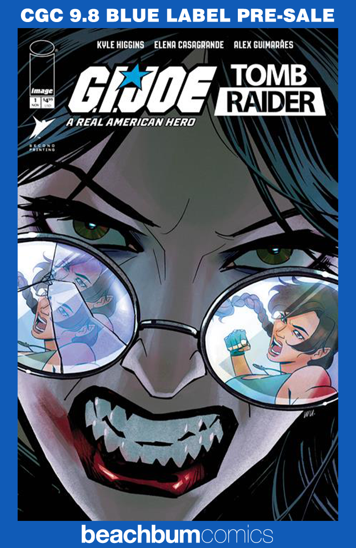 G.I. Joe: A Real American Hero/Tomb Raider #1 Second Printing CGC 9.8