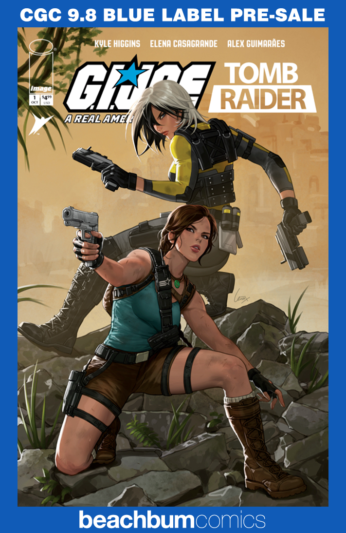 G.I. Joe: A Real American Hero/Tomb Raider #1 Li 1:50 Retailer Incentive Variant CGC 9.8