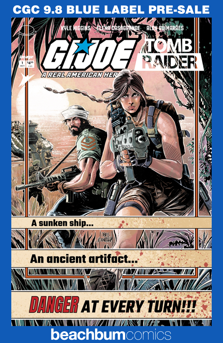 G.I. Joe: A Real American Hero/Tomb Raider #1 Mooneyham 1:25 Retailer Incentive Variant CGC 9.8
