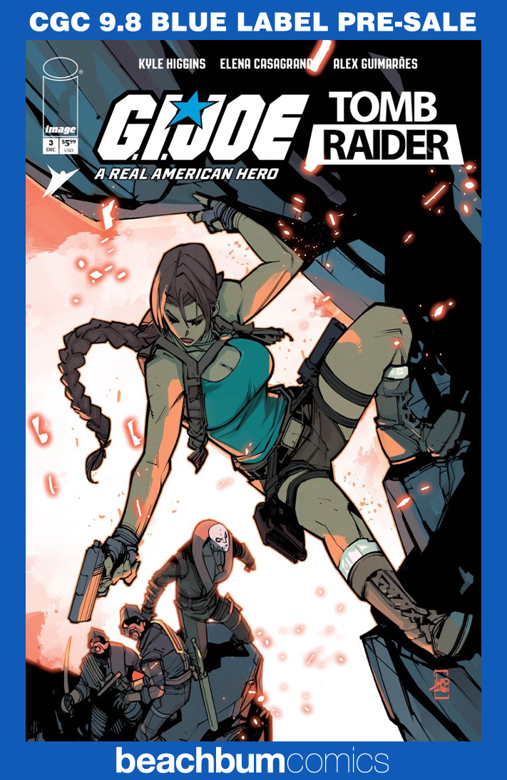 G.I. Joe: A Real American Hero/Tomb Raider #3 Lullabi Foil Variant CGC 9.8