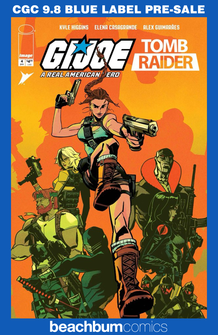 G.I. Joe: A Real American Hero/Tomb Raider #4 Gifford 1:50 Retailer Incentive Variant CGC 9.8