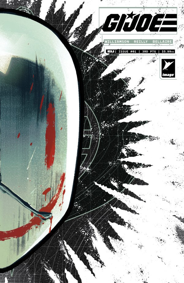 G.I. Joe #1 Third Printing Cover A Milana Mask Die-Cut Variant (3/5/25)