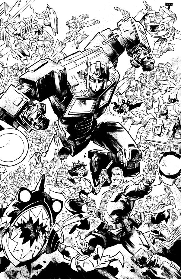 G.I. Joe #8 Cover H Howard B/W Energon Universe Second Anniversary Variant (6/18/25)