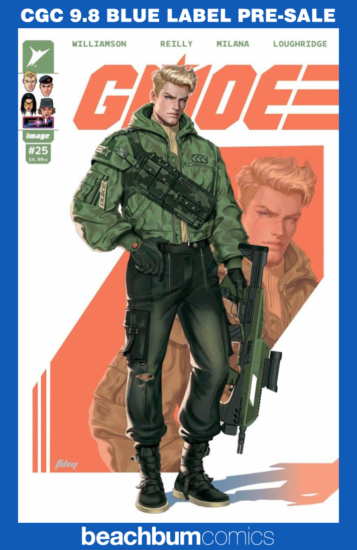 G.I. Joe #25 Yıldırım 1:25 Retailer Incentive Variant CGC 9.8
