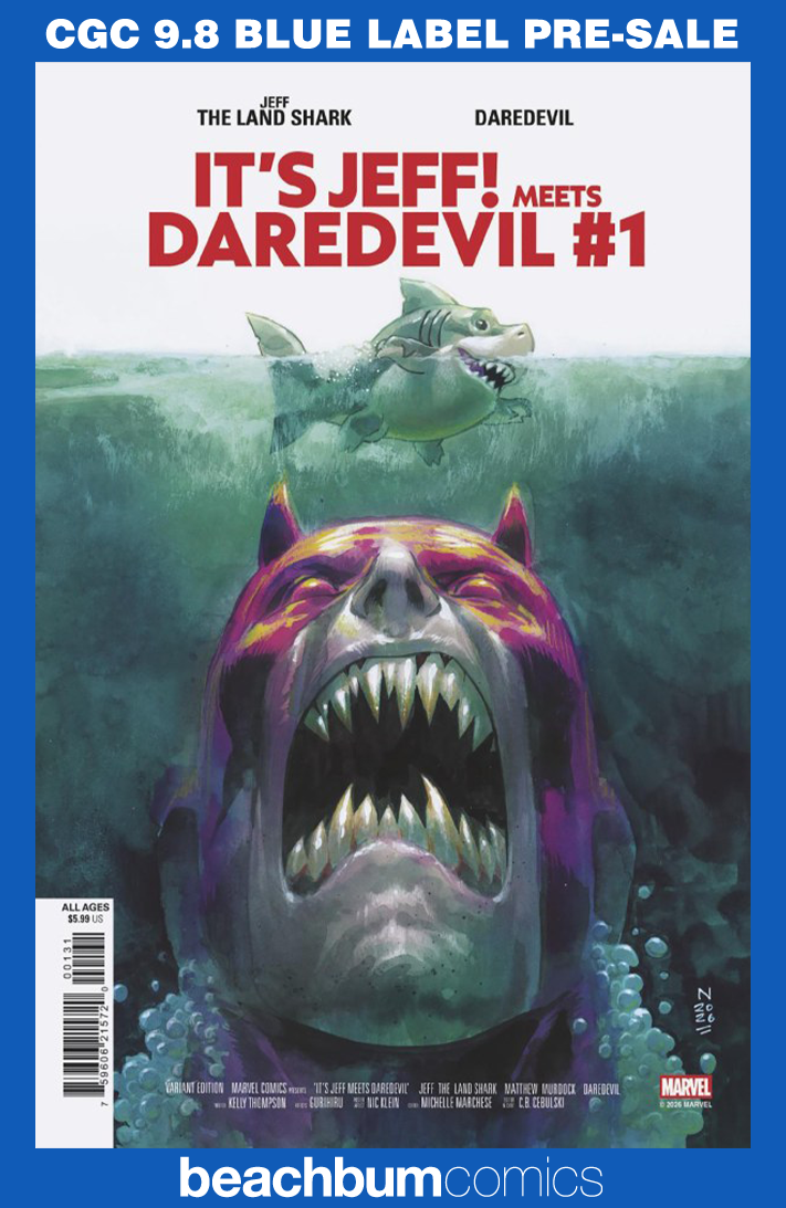 It's Jeff Meets Daredevil #1 Klein Variant CGC 9.8