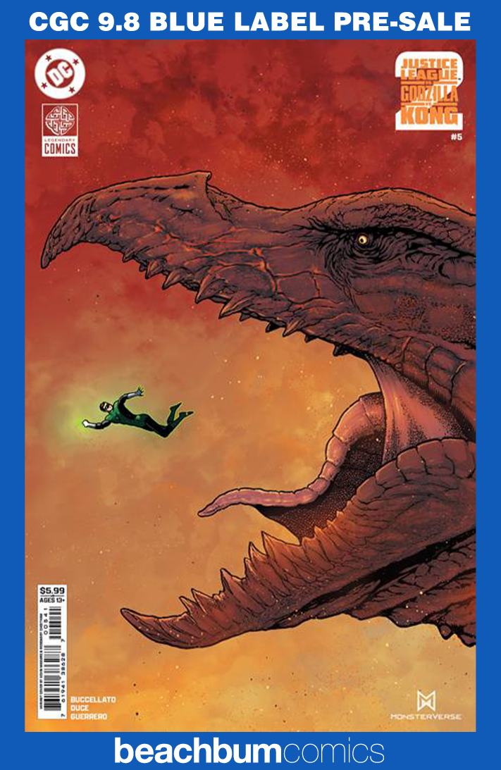Justice League vs. Godzilla vs. Kong 2 #5 Maguire Variant CGC 9.8