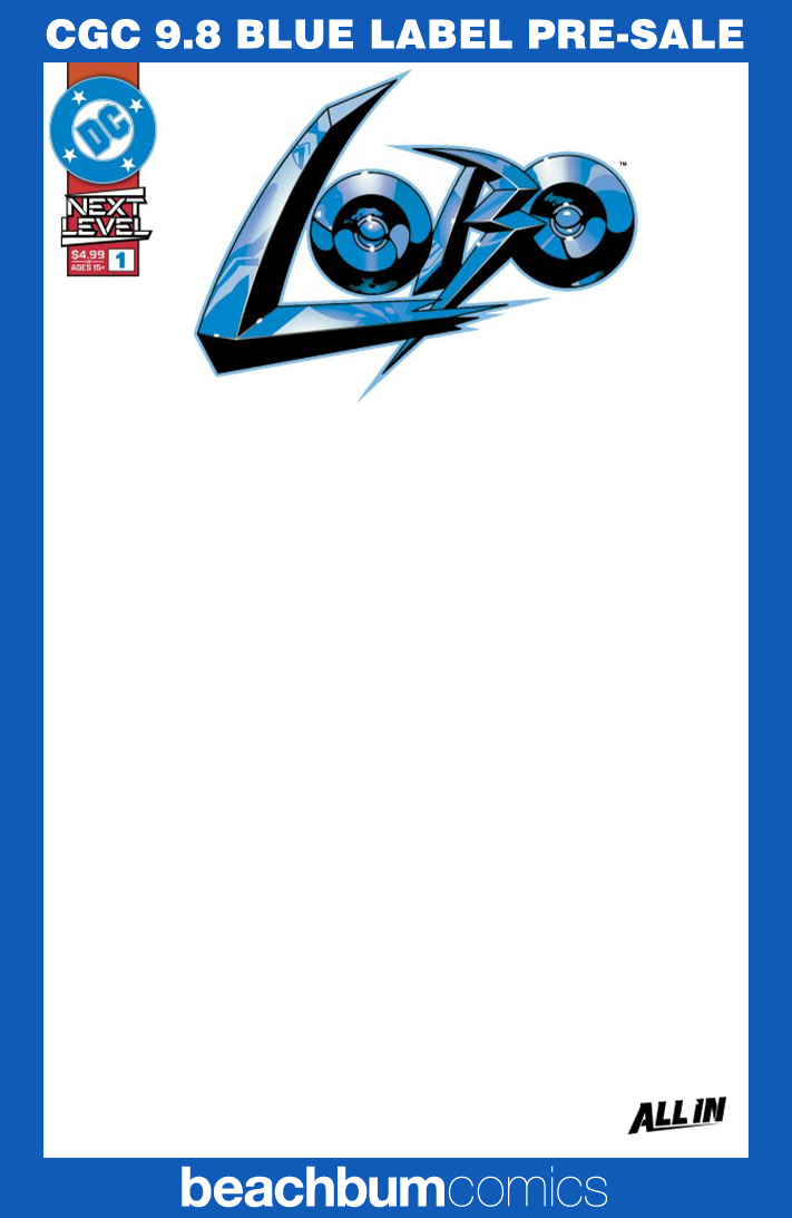 Lobo #1 Blank Sketch Variant CGC 9.8