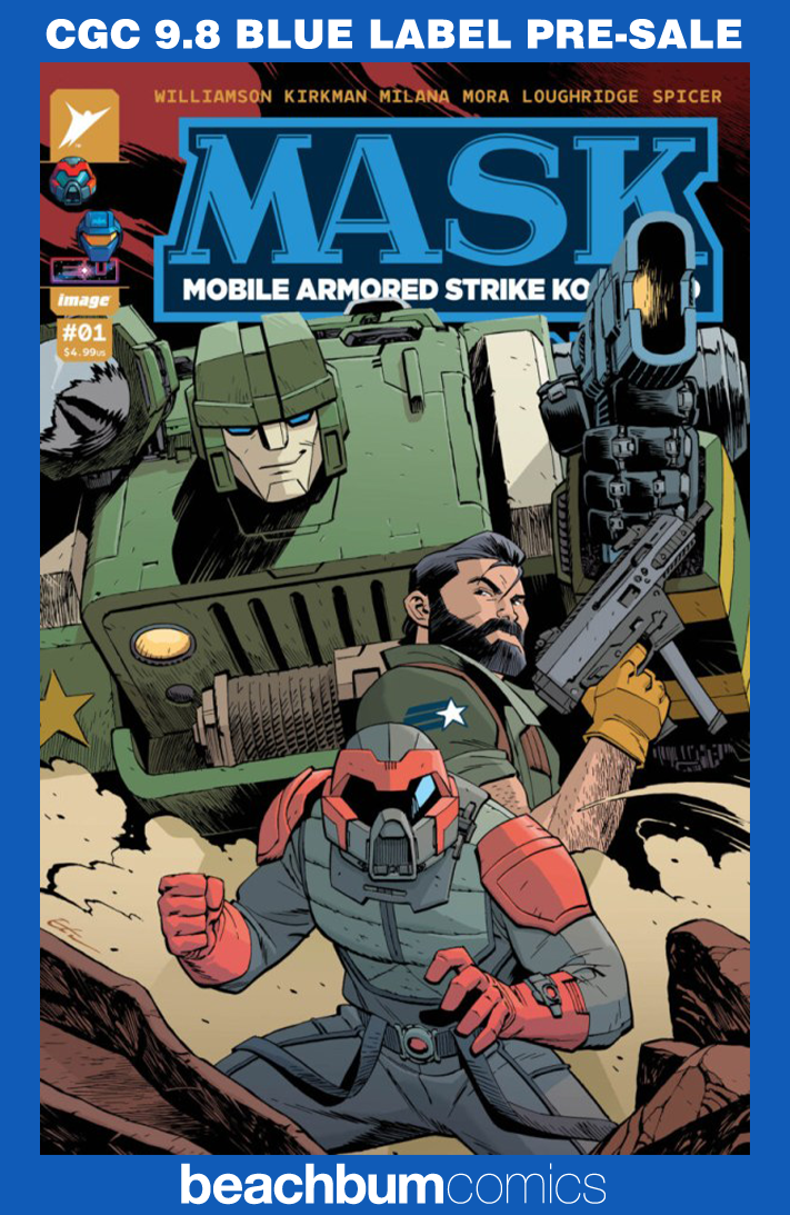 M.A.S.K. Origins #1 Young Variant CGC 9.8 (MASK)