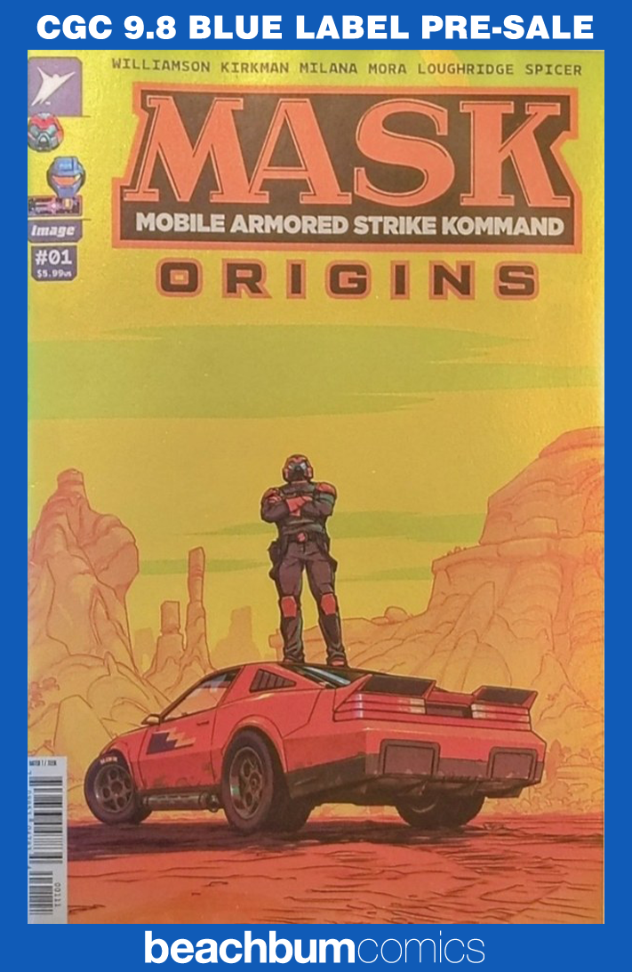 M.A.S.K. Origins #1 Blind Bag Gold Foil Variant CGC 9.8 (MASK)