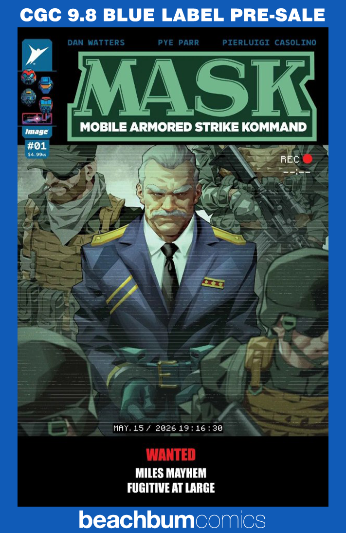 M.A.S.K. #1 - Cover G - Ngu 1:25 Retailer Incentive Variant CGC 9.8 (MASK)