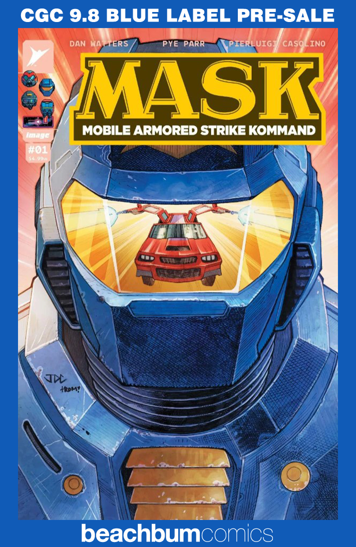 M.A.S.K. #1 - Cover J - Cassara 1:250  Retailer Incentive Variant CGC 9.8 (MASK)