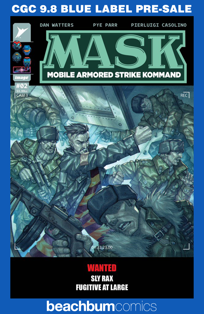 M.A.S.K. #2 Ngu 1:25 Retailer Incentive Variant CGC 9.8 (MASK)