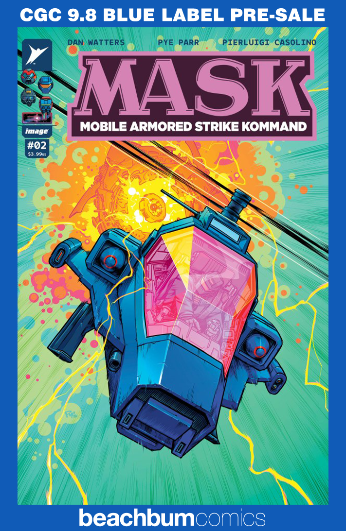 M.A.S.K. #2 CGC 9.8 (MASK)