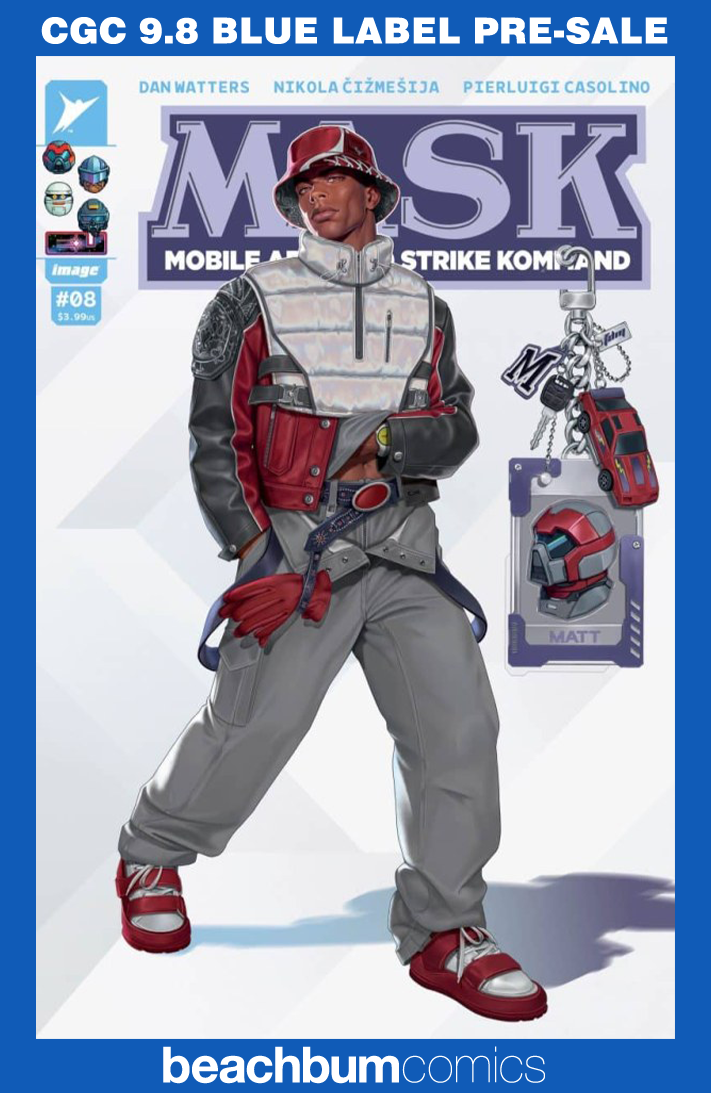 M.A.S.K. #8 Yildirim 1:25 Retailer Incentive Variant CGC 9.8 (MASK)