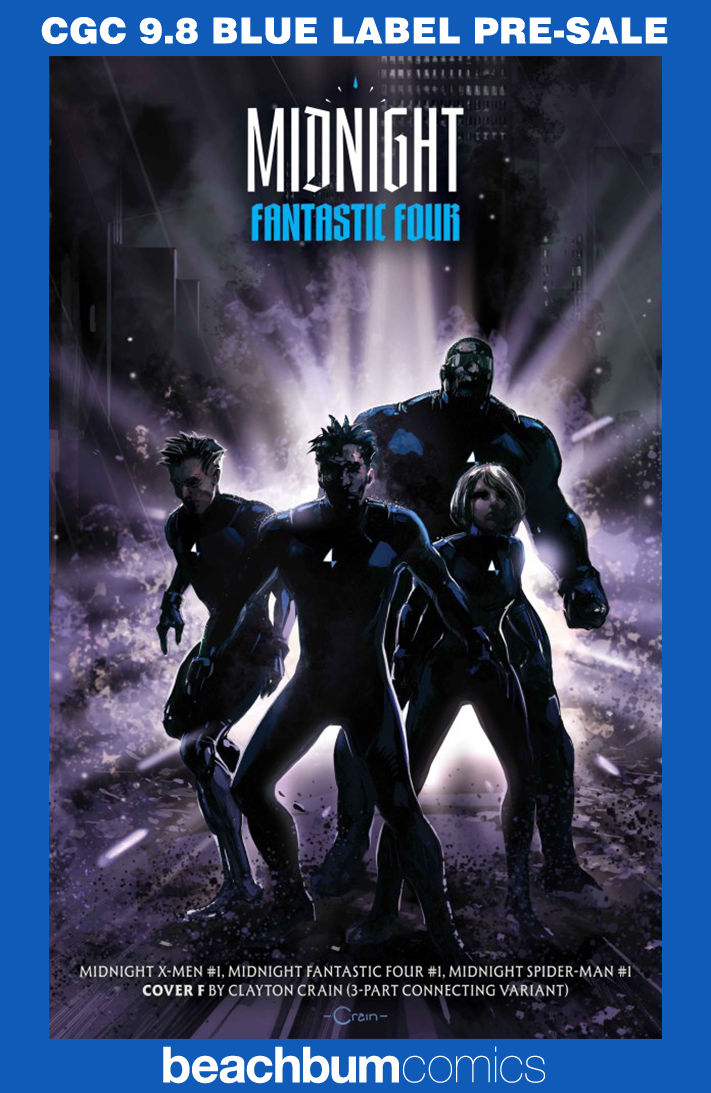 Midnight Fantastic Four #1 Crain Connecting Variant CGC 9.8