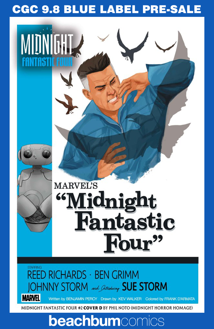 Midnight Fantastic Four #2 Noto Midnight Horror Homage Variant CGC 9.8
