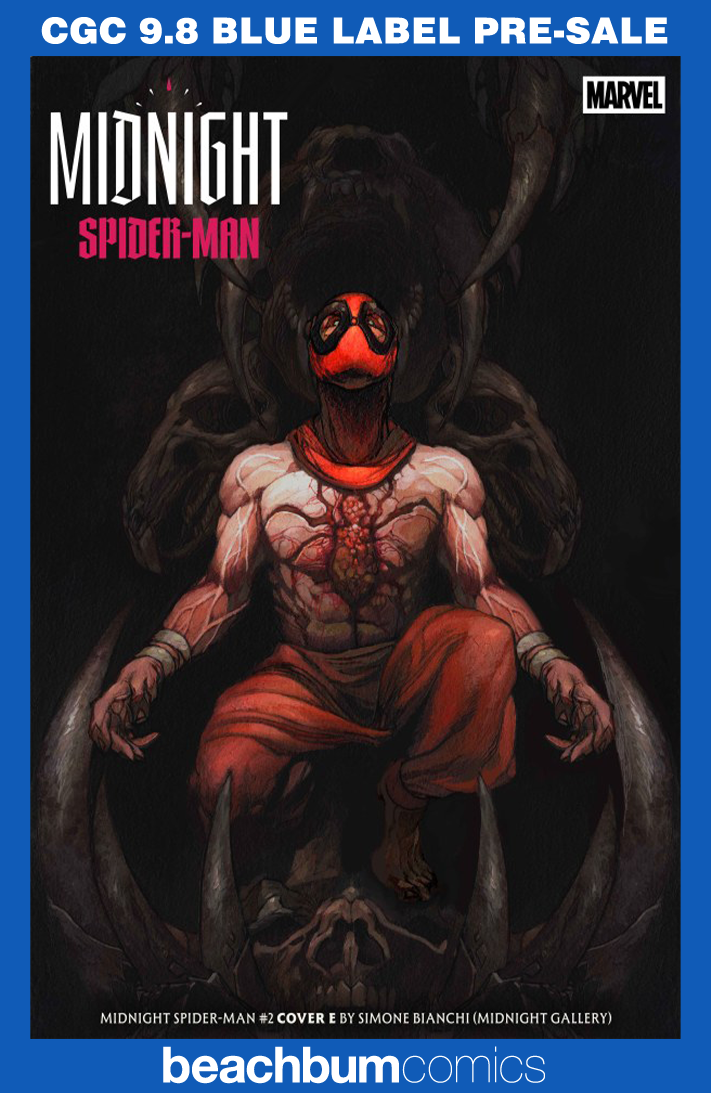 Midnight Spider-Man #2 Bianchi Midnight Gallery 1:25 Retailer Incentive Variant  CGC 9.8