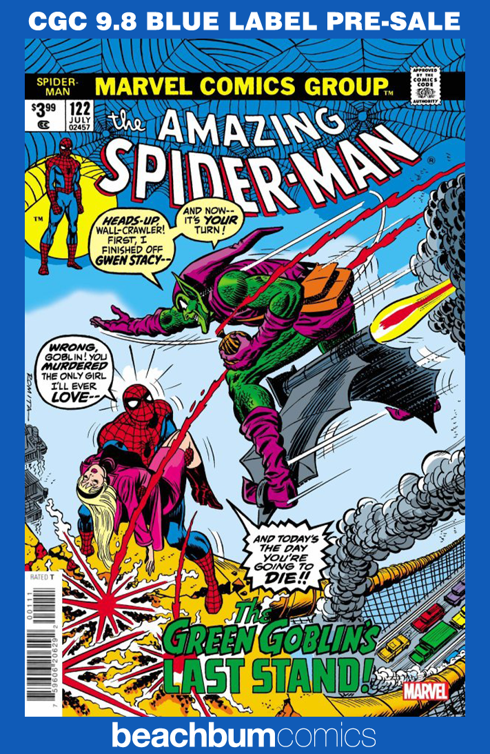 Amazing Spider-Man #122 Facsimile Edition CGC 9.8