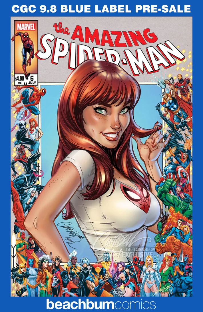 Amazing Spider-Man #6 Campbell Exclusive C - "MJ" - CGC 9.8