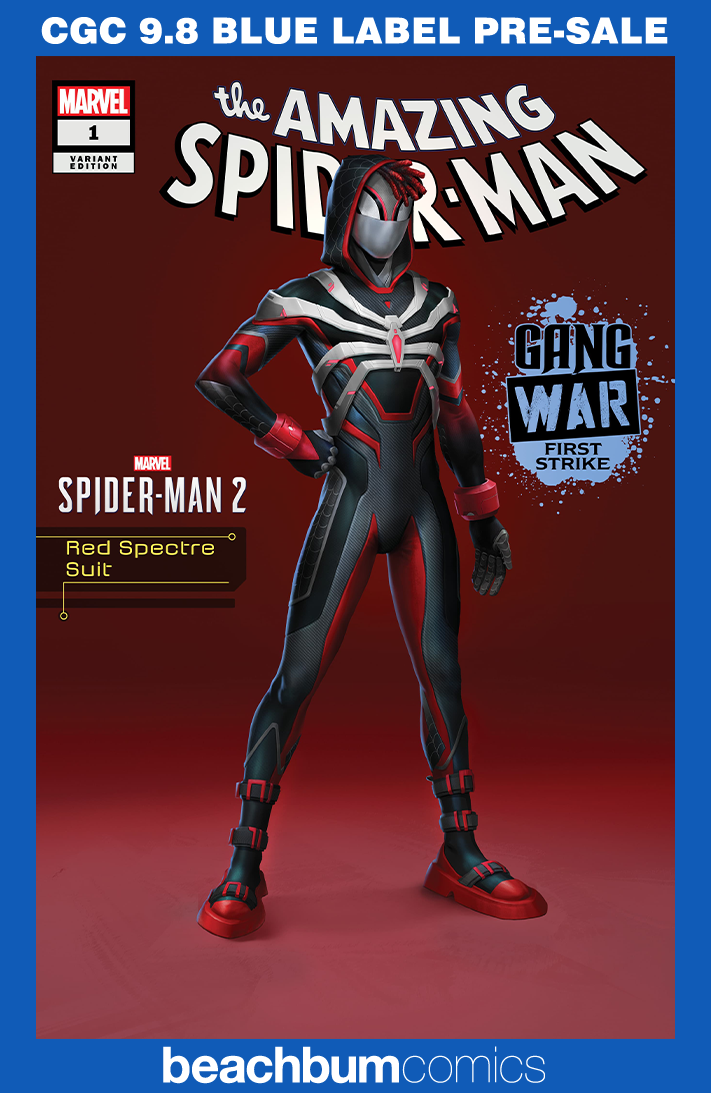 Amazing Spider-Man: Gang War - First Strike #1 Boo Spider-Man 2 Red Spectre Suit Variant CGC 9.8