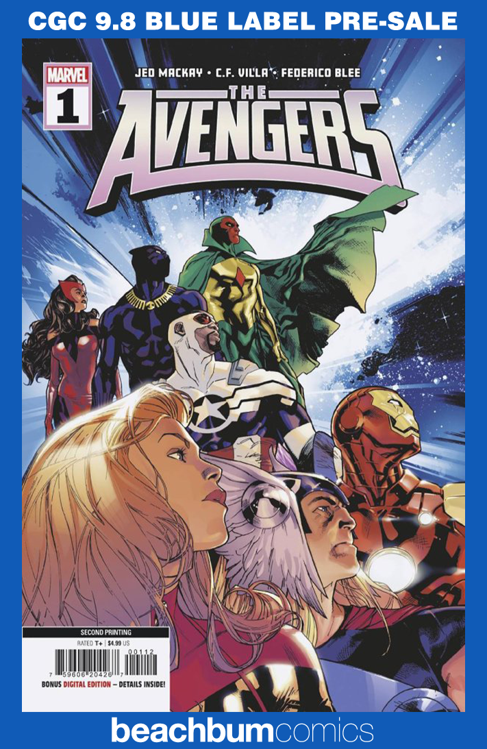 Avengers #1 Second Printing CGC 9.8