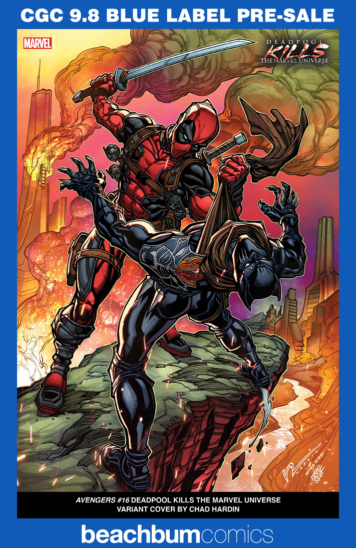 Avengers #16 Hardin Deadpool Kills The Marvel Universe Variant CGC 9.8