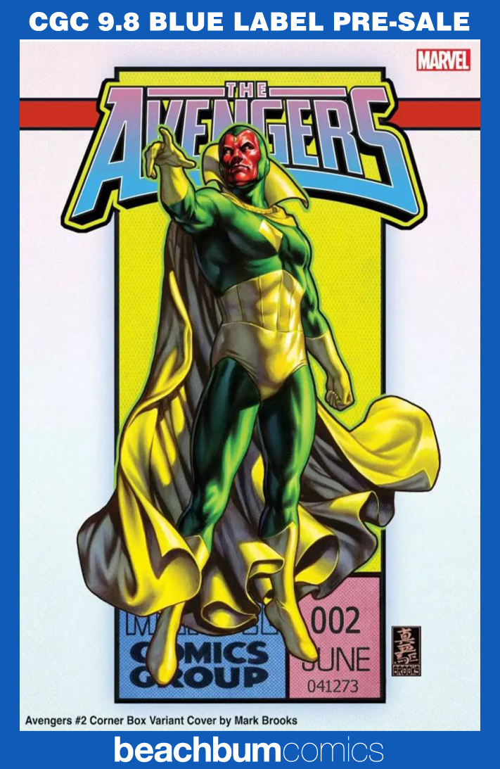 Avengers #2 Brooks Variant CGC 9.8