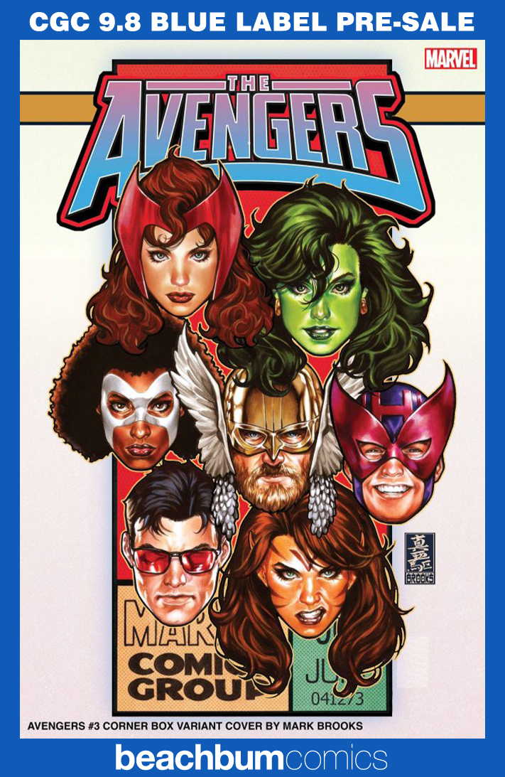 Avengers #3 Brooks Variant CGC 9.8