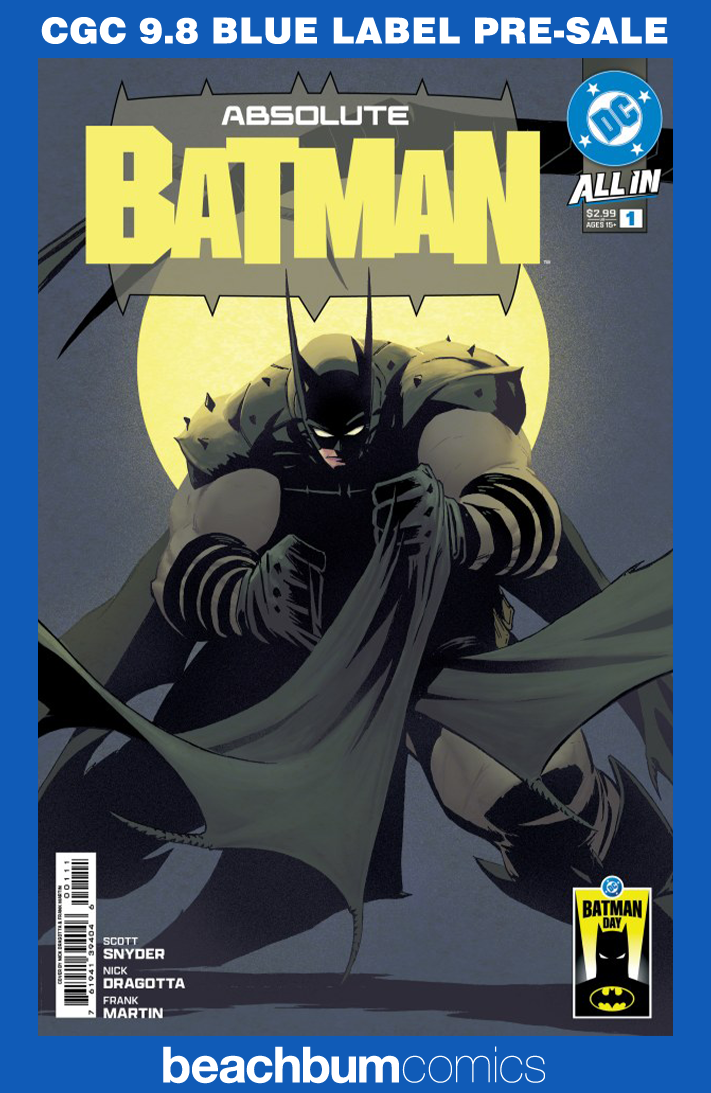 Absolute Batman #1 Batman Day 2025 Special Edition CGC 9.8