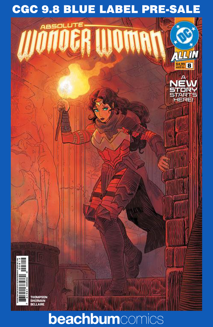 Absolute Wonder Woman #8 Second Printing CGC 9.8
