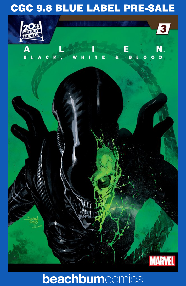Alien: Black, White & Blood #3 Scharf 1:25 Retailer Incentive Variant CGC 9.8