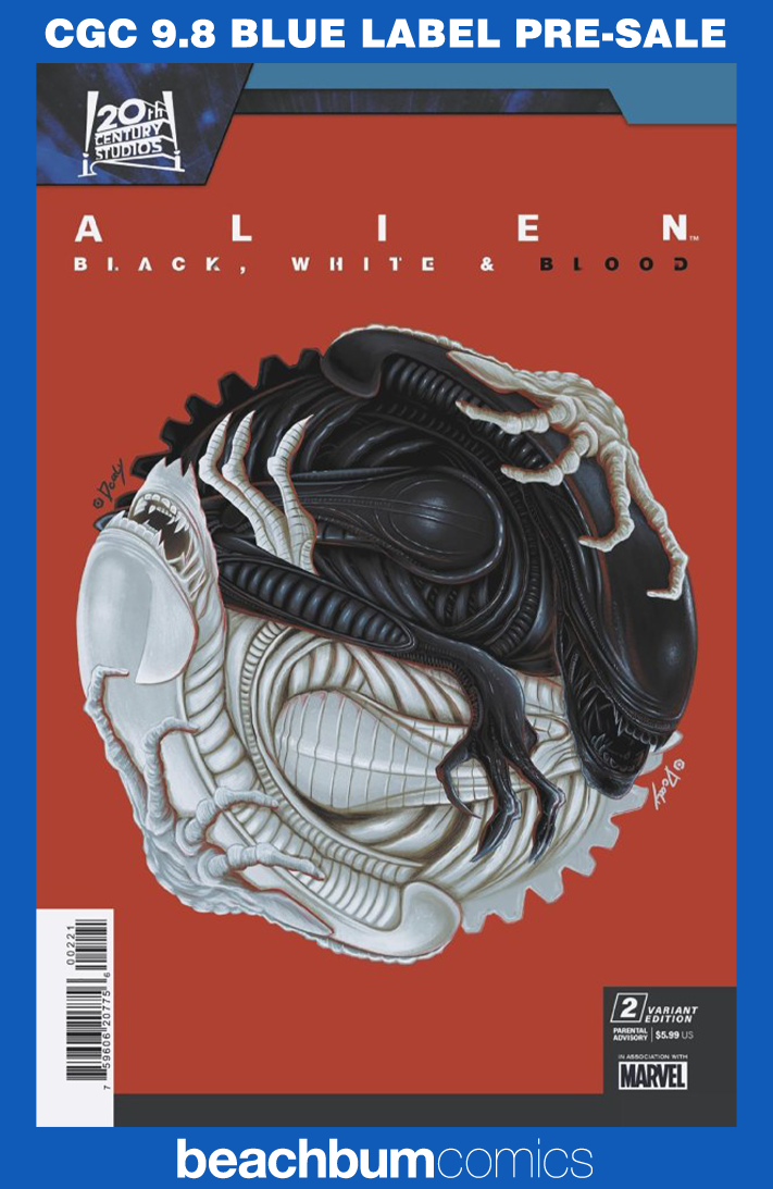 Alien: Black, White & Blood #2 Doaly Variant CGC 9.8