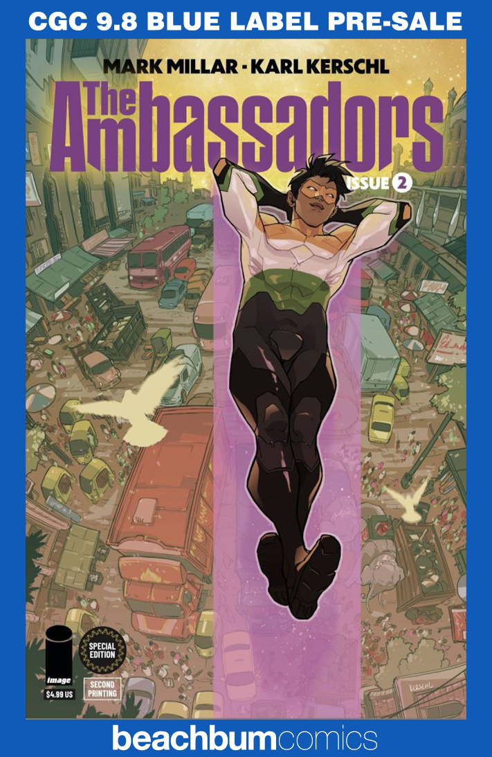 The Ambassadors #2 Second Printing CGC 9.8