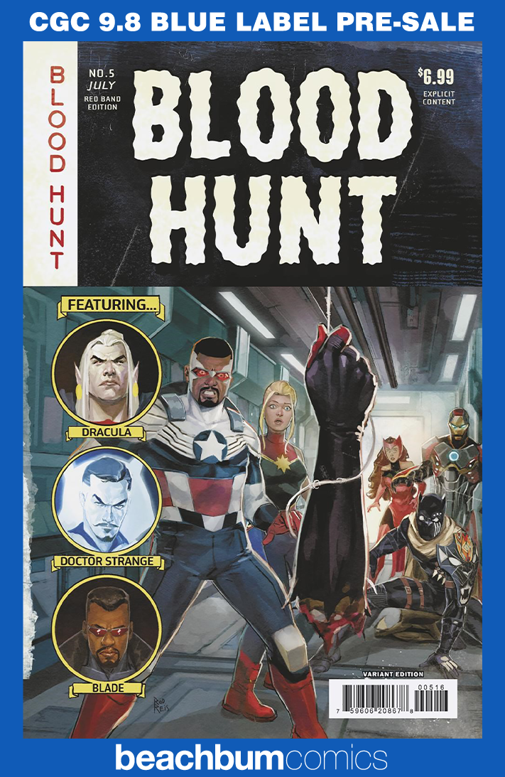 Blood Hunt: Red Band Edition #5 Reis 1:25 Bloody Homage Retailer Incentive Variant CGC 9.8