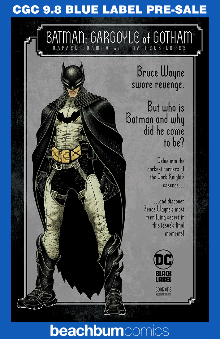 Batman: Gargoyle of Gotham #1 Second Printing CGC 9.8