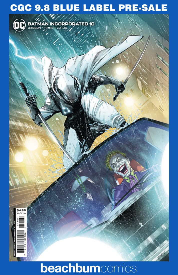 Batman Incorporated #10 Bandini Variant CGC 9.8