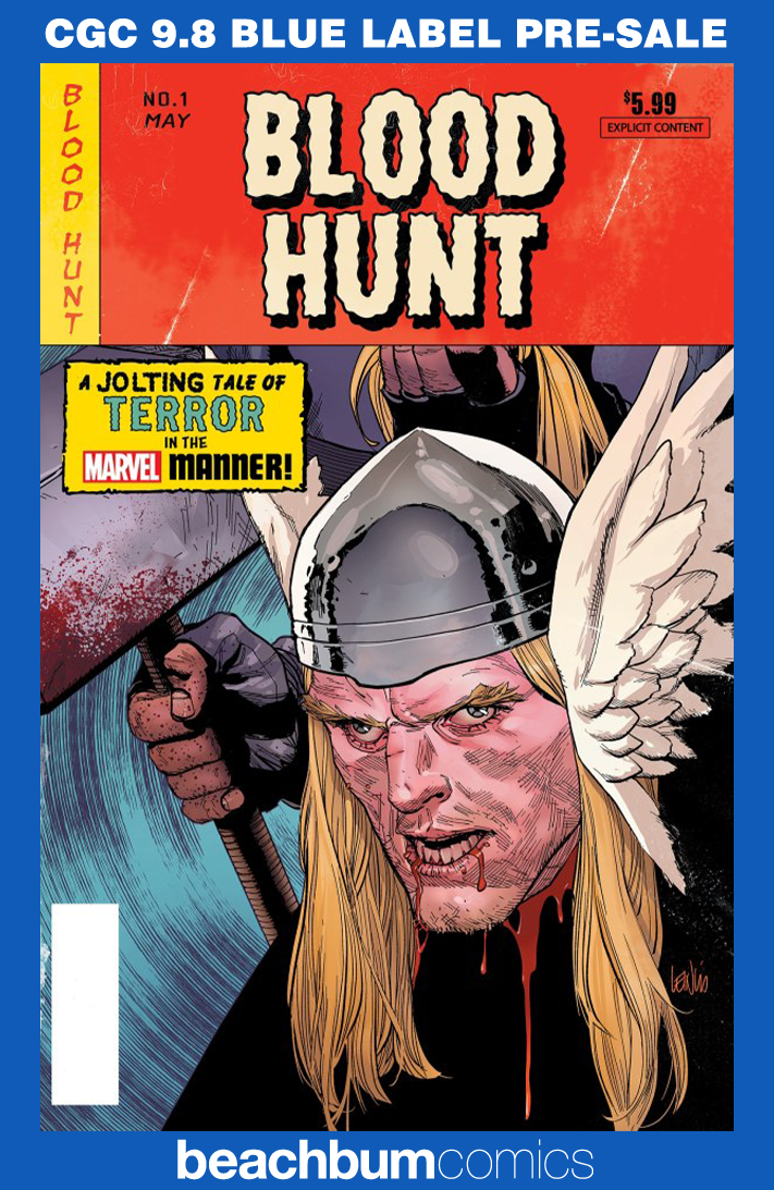 Blood Hunt: Red Band Edition #1 Yu 1:25 Bloody Homage Retailer Incentive Variant CGC 9.8